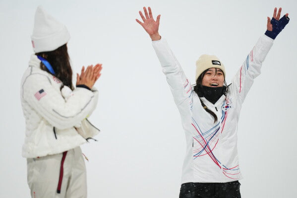 The Shocking Torch-Passing in the Olympic Halfpipe