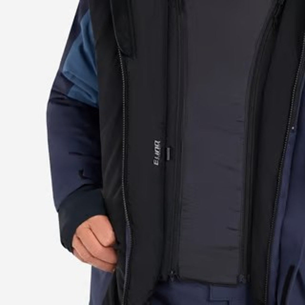 New Ski-Doo Men Medium Navy Blue Absolute 0 Jacket Radiant Core Insulated Coat